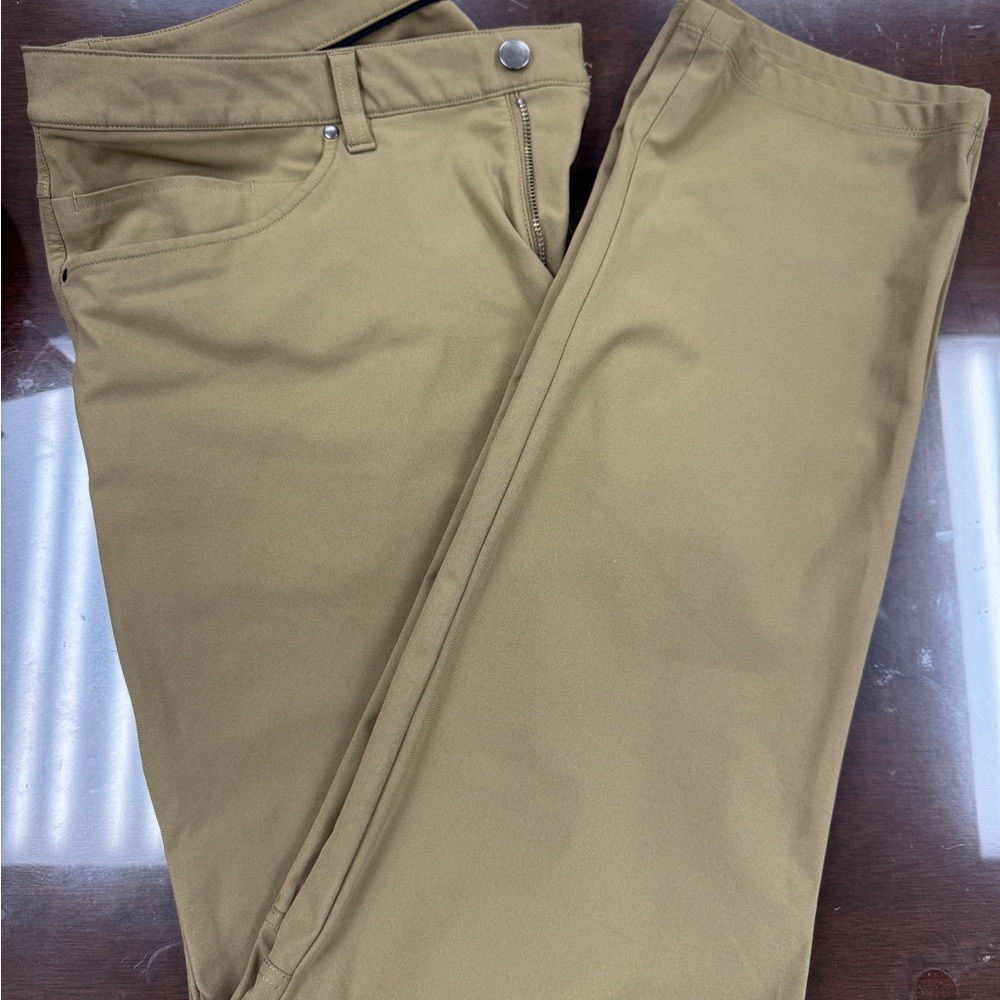 Lululemon Athletica Tan Chinos Smooth Cotton Twill